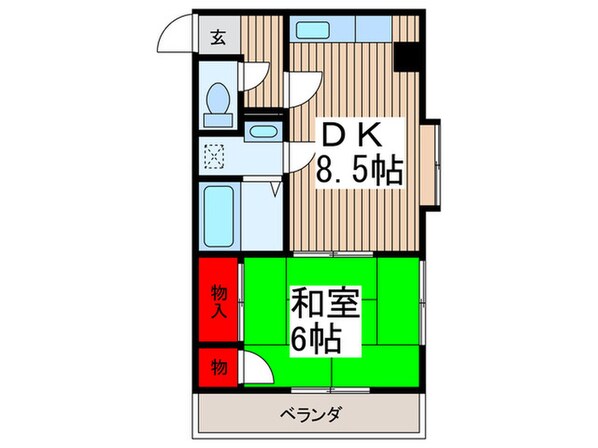 ブラッケンハウスの物件間取画像